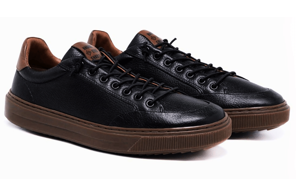 Tênis Lecas Floter Preto-Caramelo